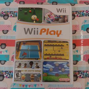 WII PLAY VIDEO GAME - COMPLETE WITH CASE - BOOKLET - GAME - RATED E FOR EVERYONE